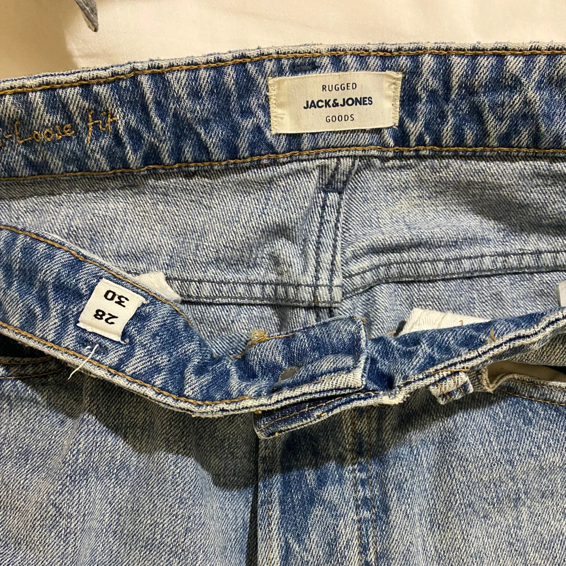 Blå strait-fit jeans från Jack & Jones - 91