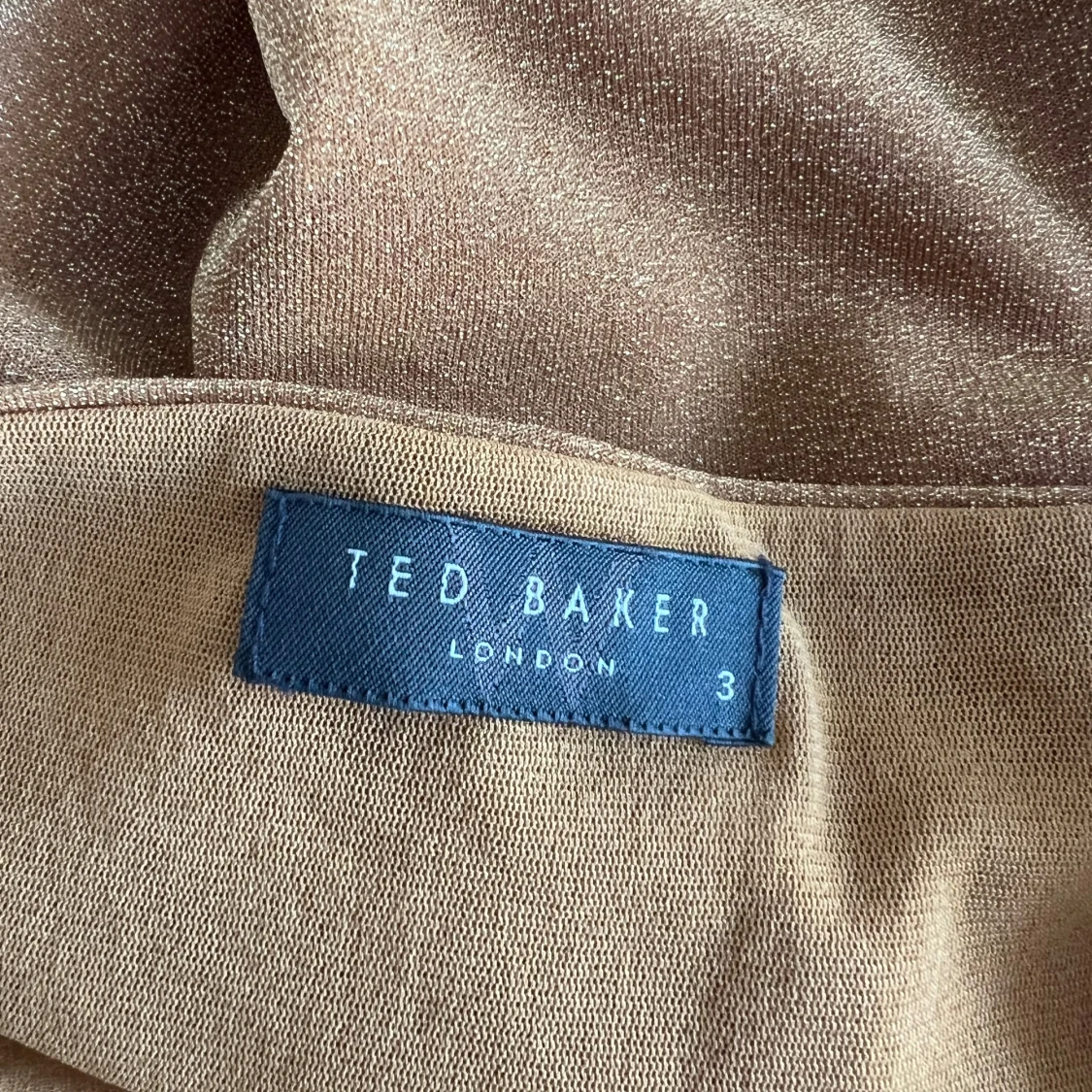 Guldglittrig halterneck topp från Ted Baker - 92