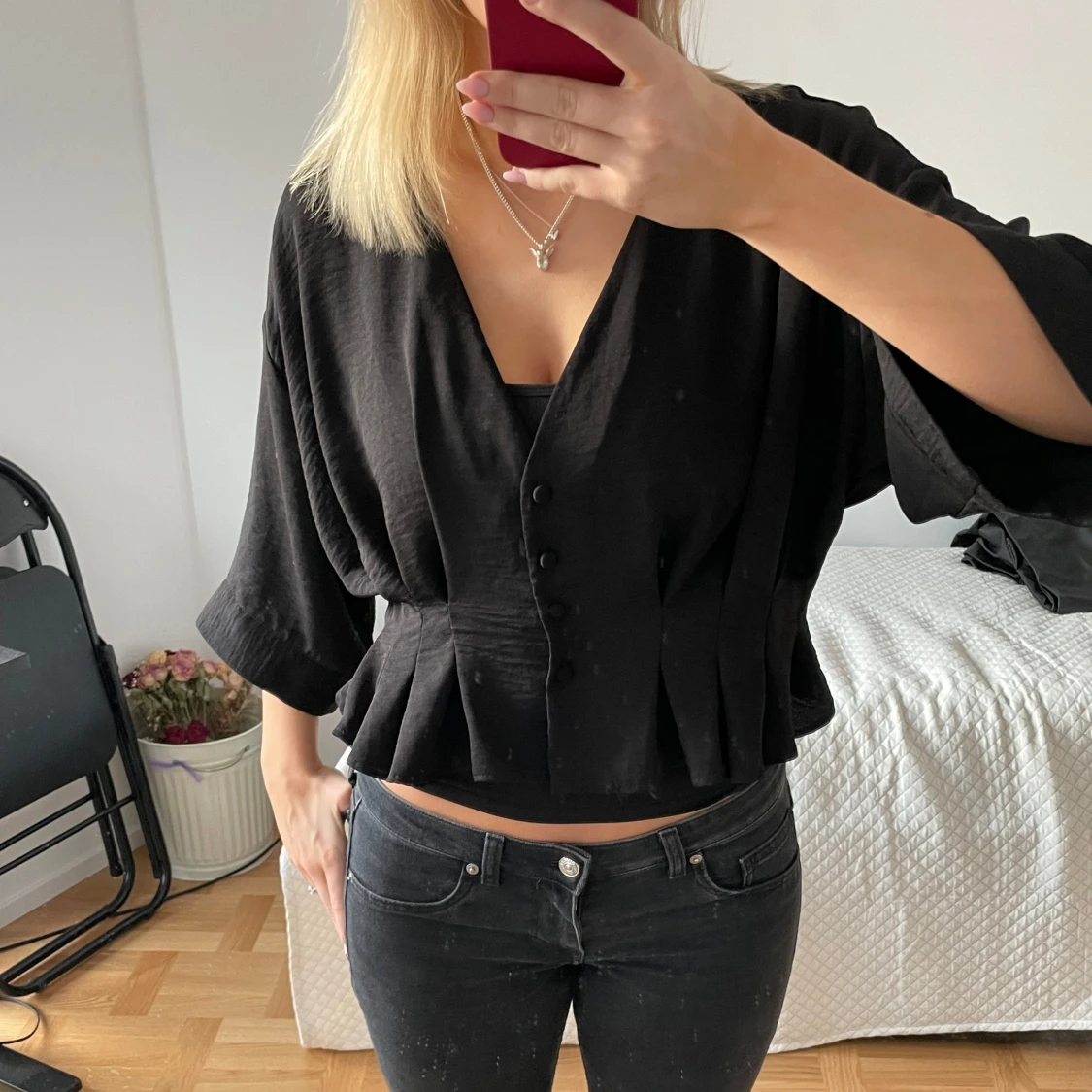 Svart blus från ASOS DESIGN - 90