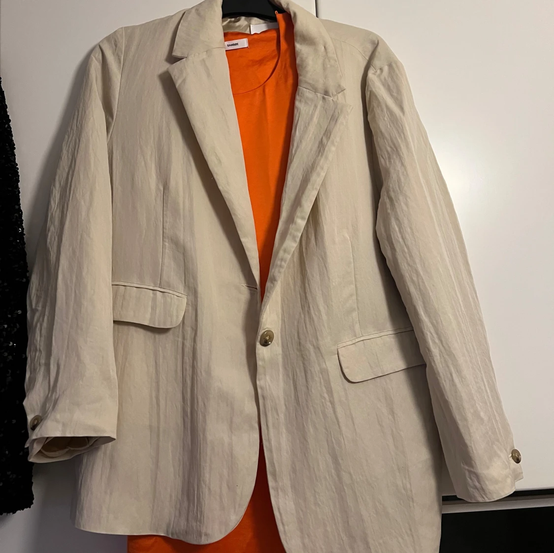 Beige kavaj från Samsøe Samsøe - 90