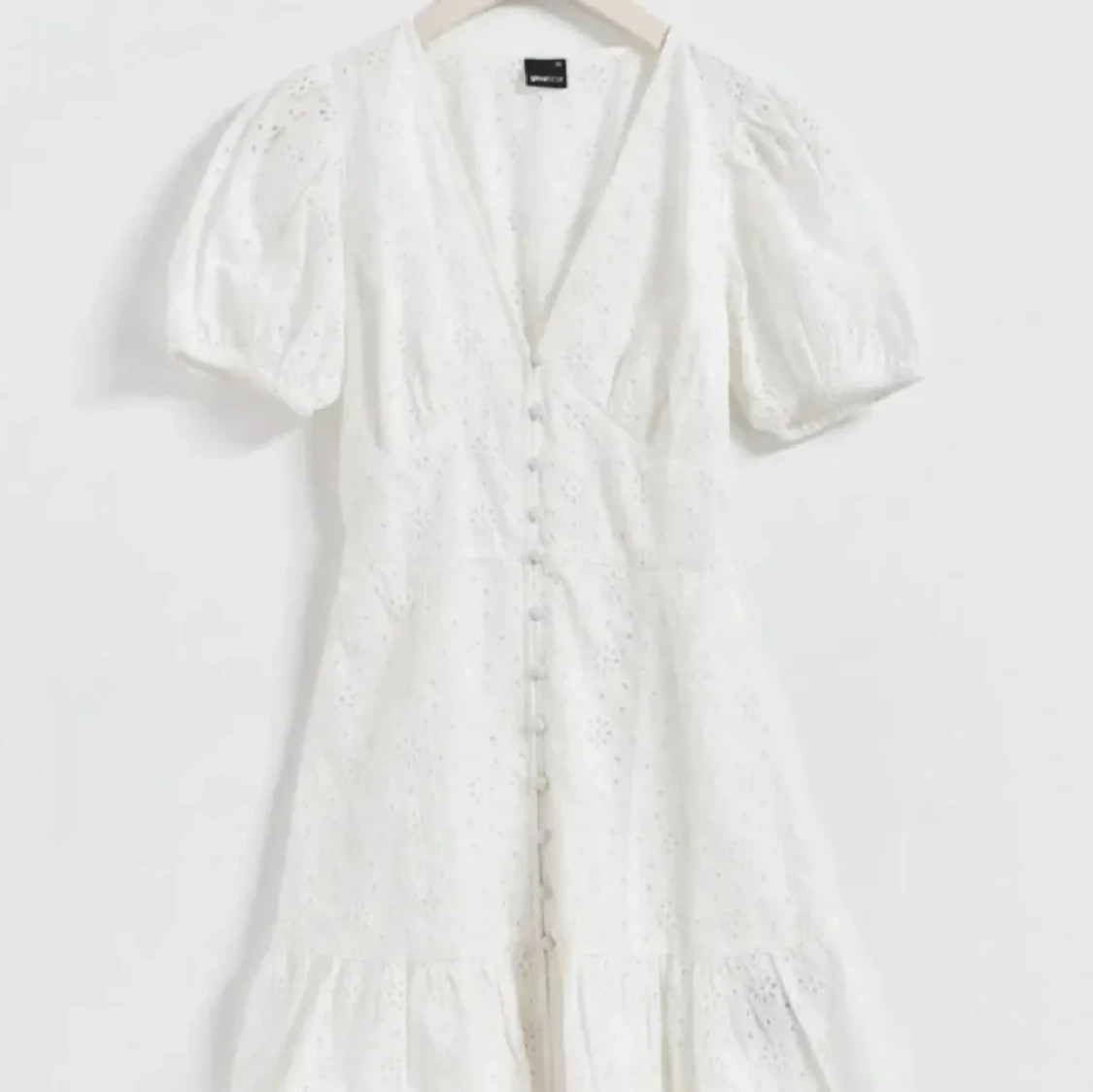 Vit studentklänning  - 90