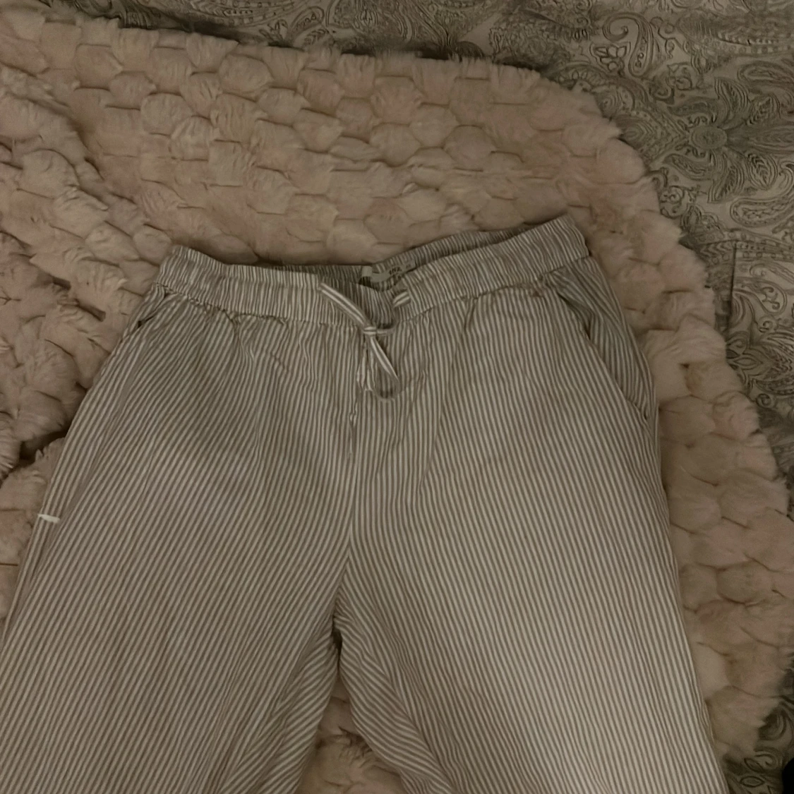 Randiga pyjamas byxor