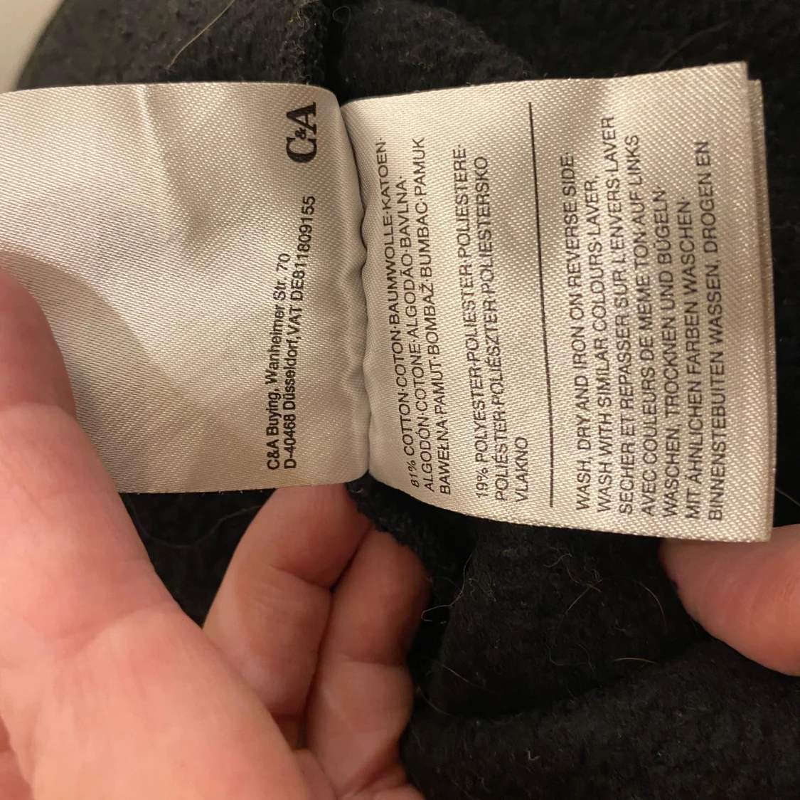 Svart Disney hoodie med Snövit-tryck - 93