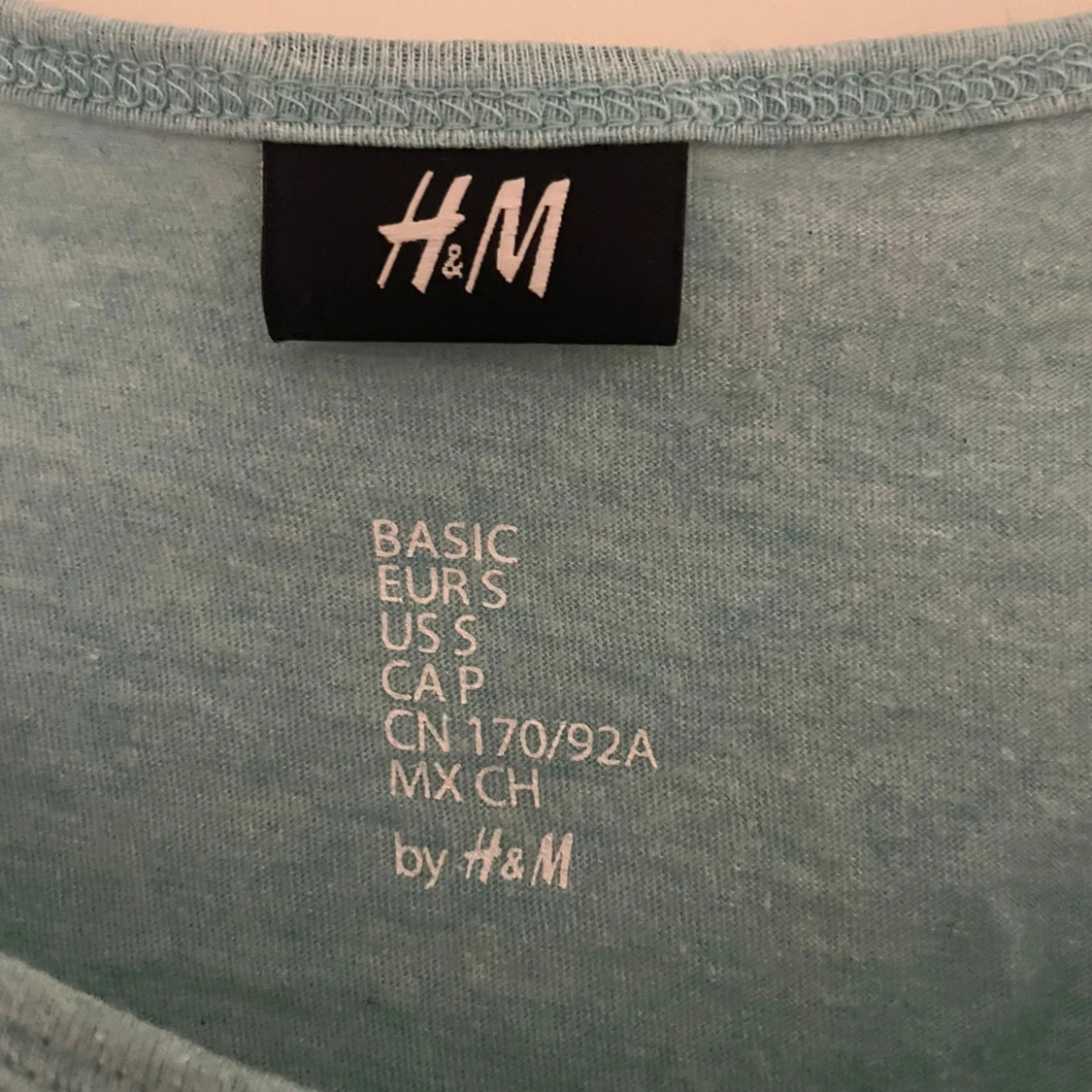 Ljusblå linnetopp från H&M - 90