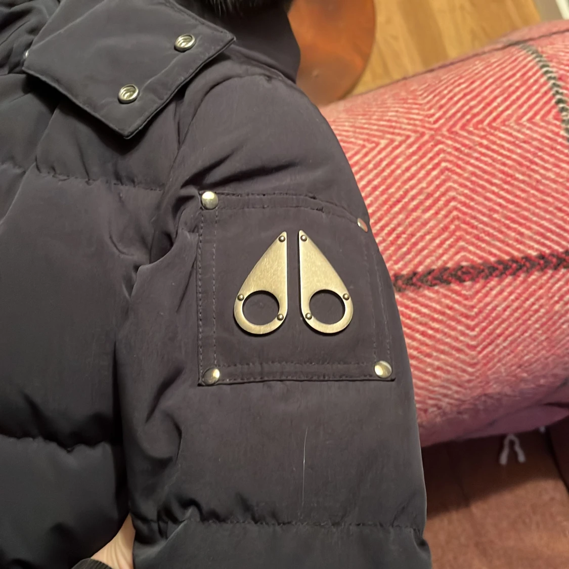 Svart pufferjacka från Moose Knucklers - 93