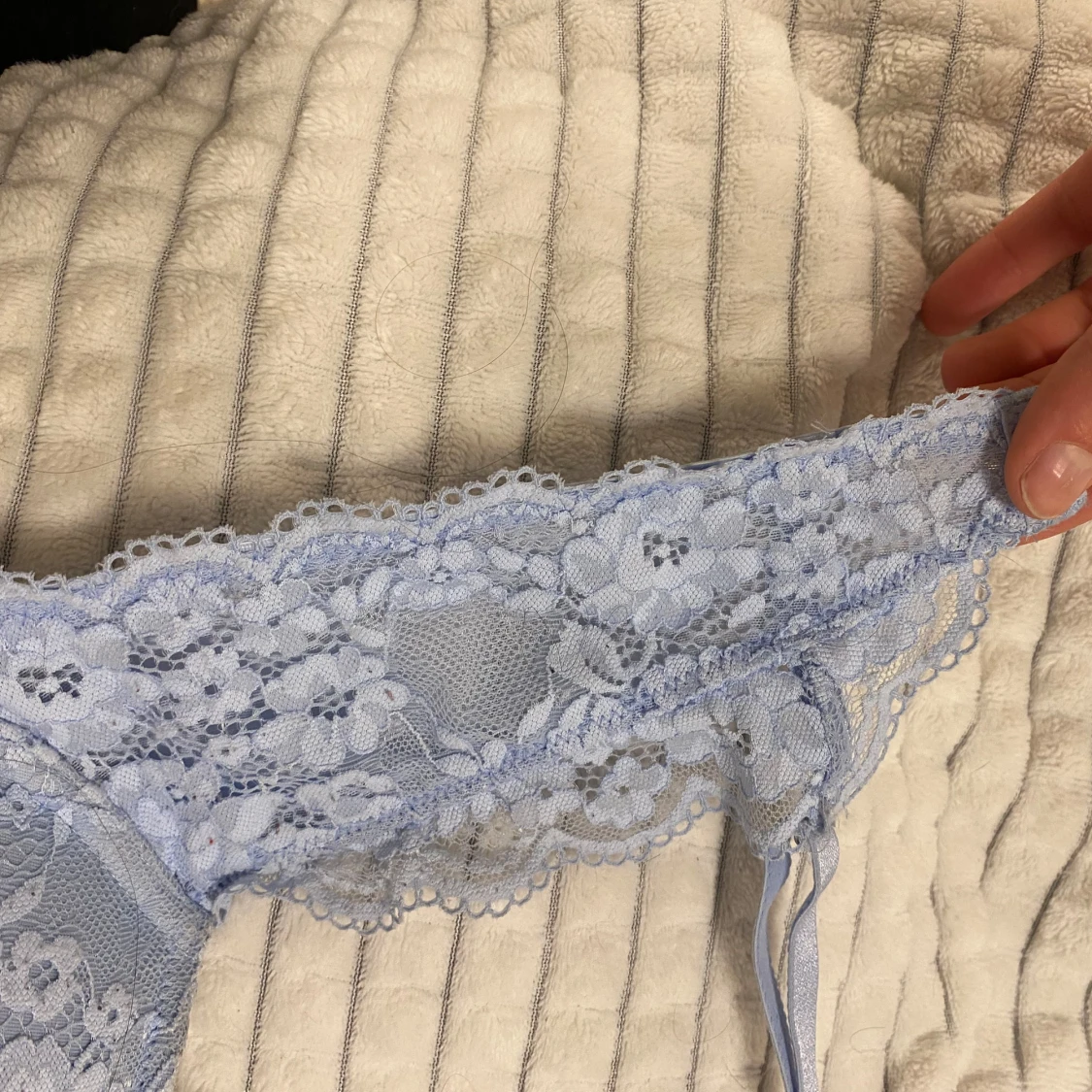 Ljusblå spets-bh - 3