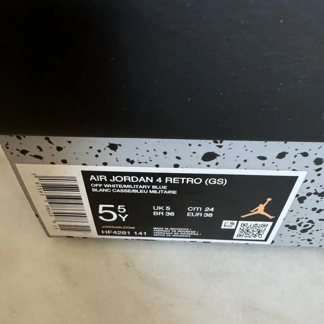 Air Jordan 4 Retro GS, Military blue - 4