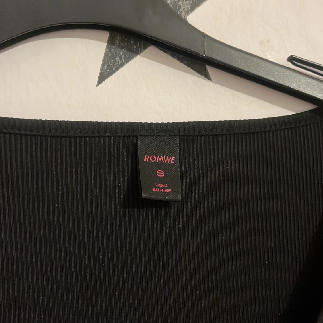 Svart långärmad topp från Romwe - 2