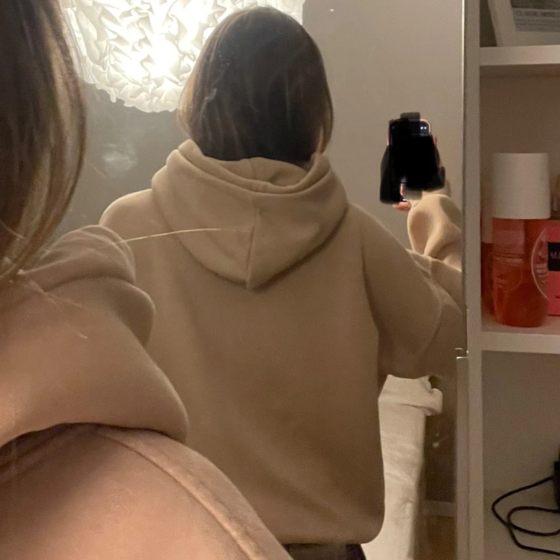 Beige hoodie - 1