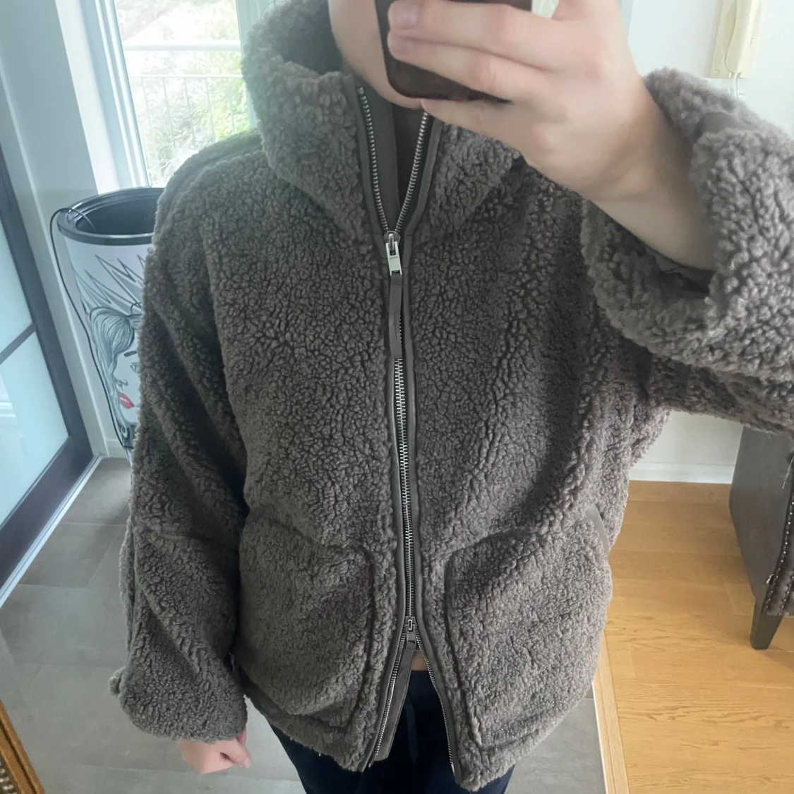 HM teddy jacket  - 90