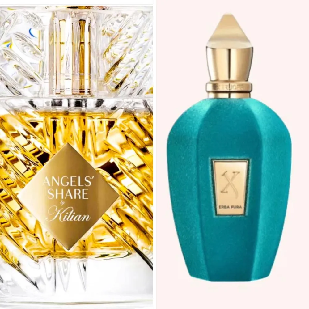 Skäm bort dina sinnen med de 28st mest haypade  parfymer i världen 5ml 100kr., 10,ml 150kr. Exempel Erba Pura . Angels Share, Tom Ford, De  Marly, Versace. Dolce Gabbana. Sauvage. Spicebomb. Side effext. Mancera.. kolla listan  . Parfym.