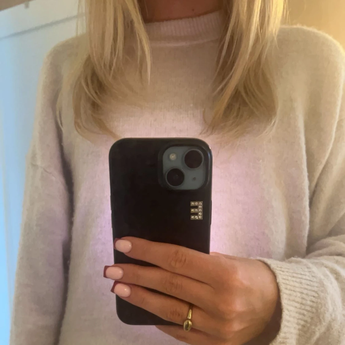 Beige höstig tröja  - 90