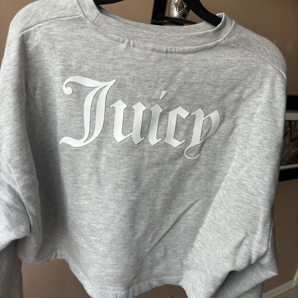 Juicy couture tröja från deras sport kollektion med snörning i midjan. Aldrig använd . Hoodies.