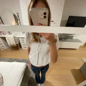 Vit söt blus🤍✨ - Ny skick, använd ett få tal gånger. 
