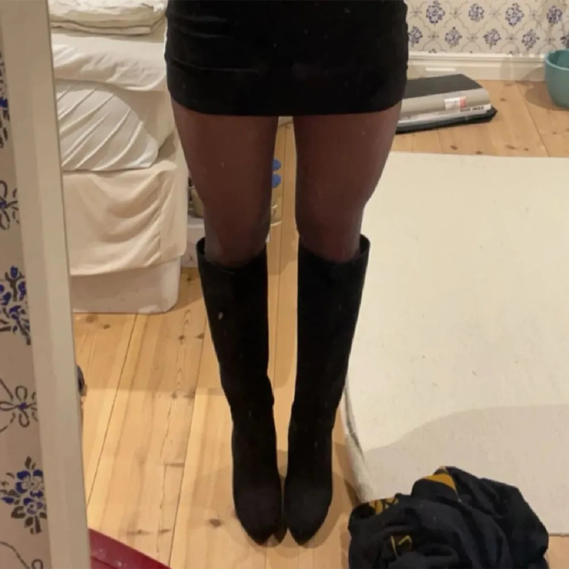 Svarta höga stövlar - 92