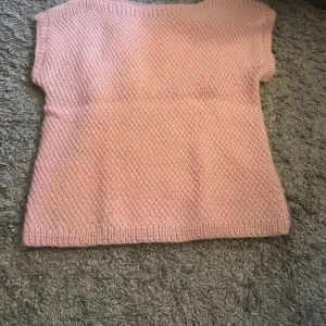 Rosa Stixkad topp - Vintage storlek S