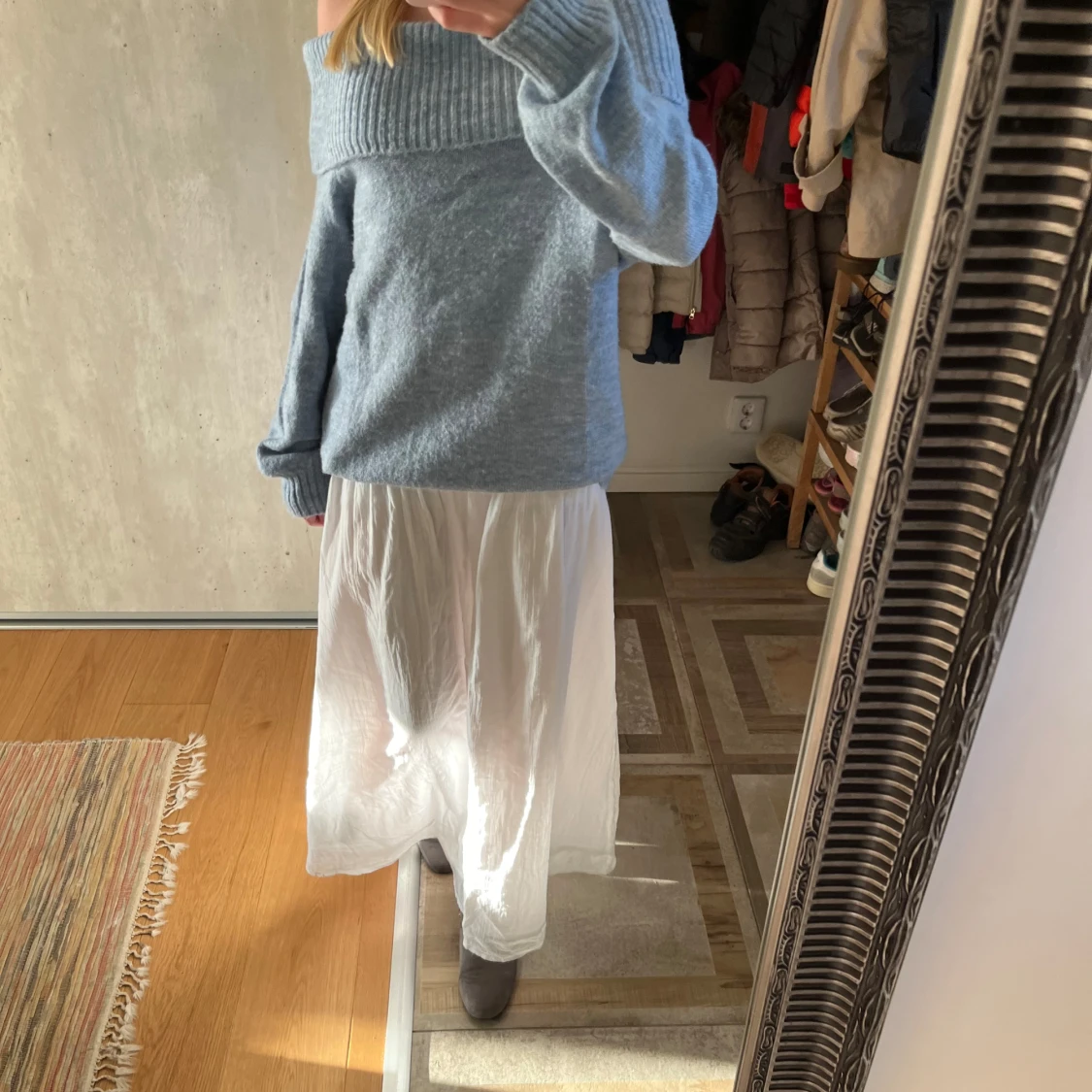 Mysig stickad tröja