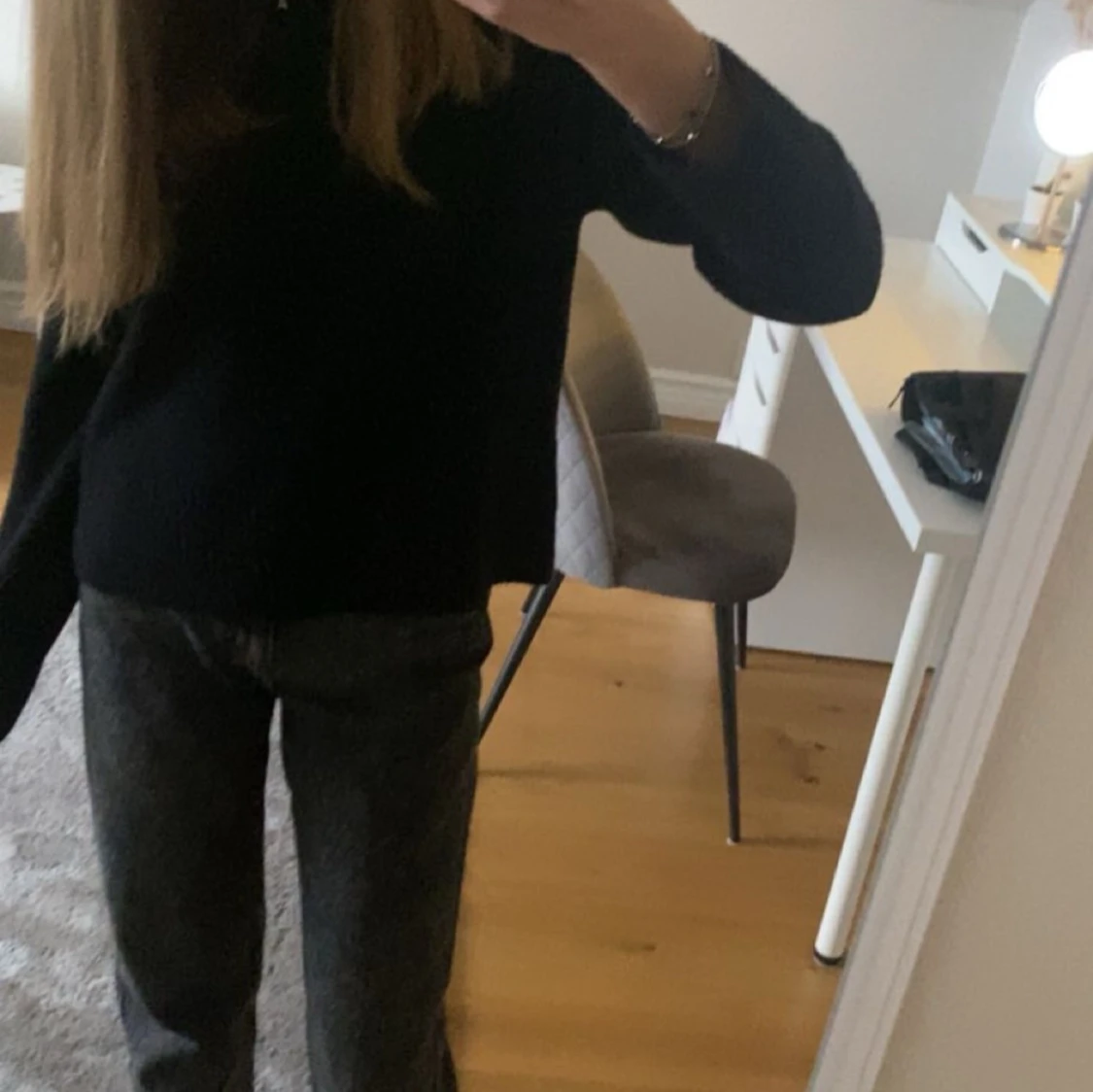 & Other Stories Svart Stickad Tröja - 90