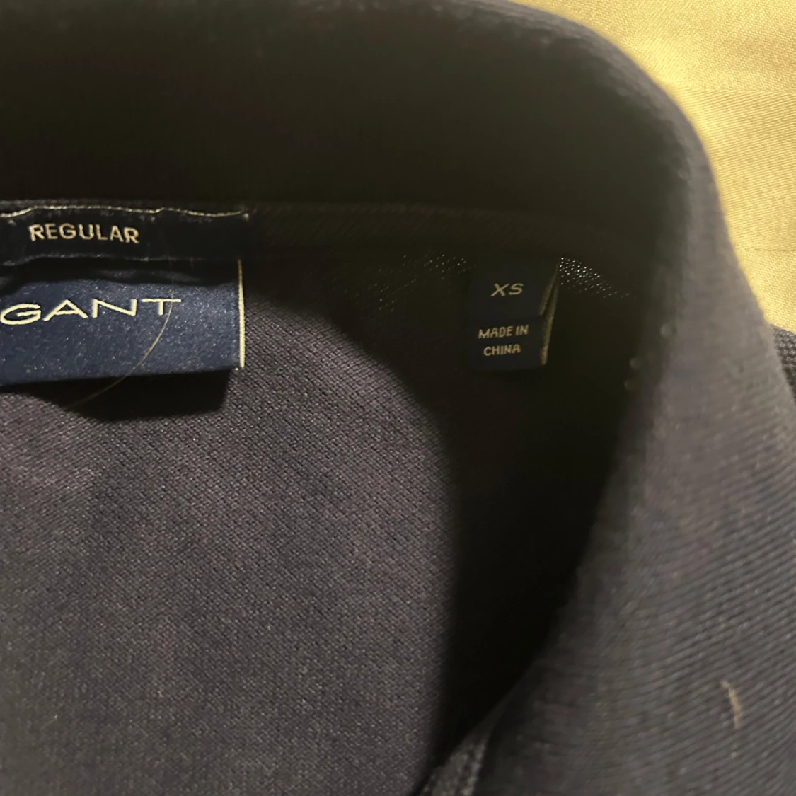 Mörkblå pikétröja från GANT - 3