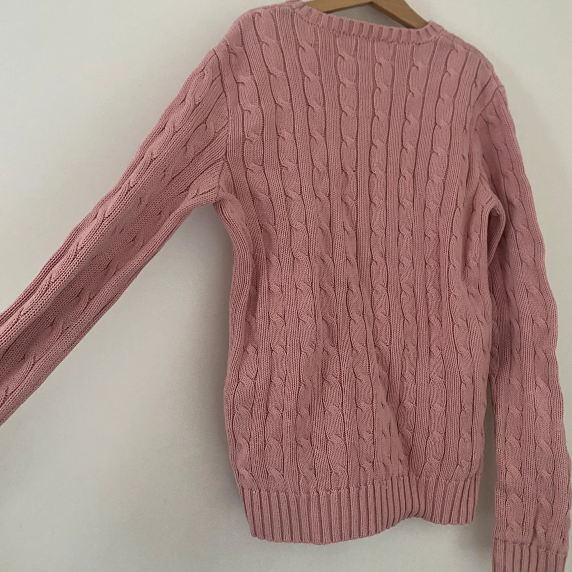 Rosa stickad tröja från Ralph Lauren - 1