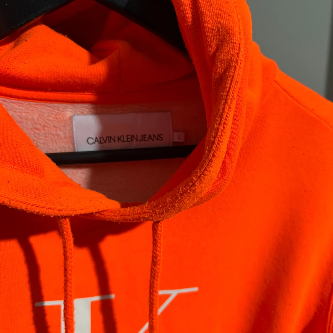 Orange hoodie från Calvin Klein Jeans - 1