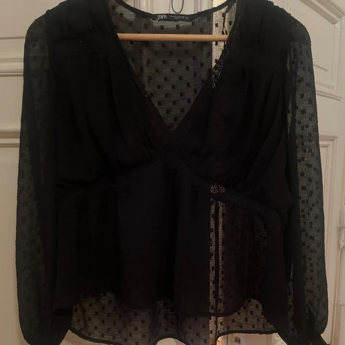 Svart blus från Zara