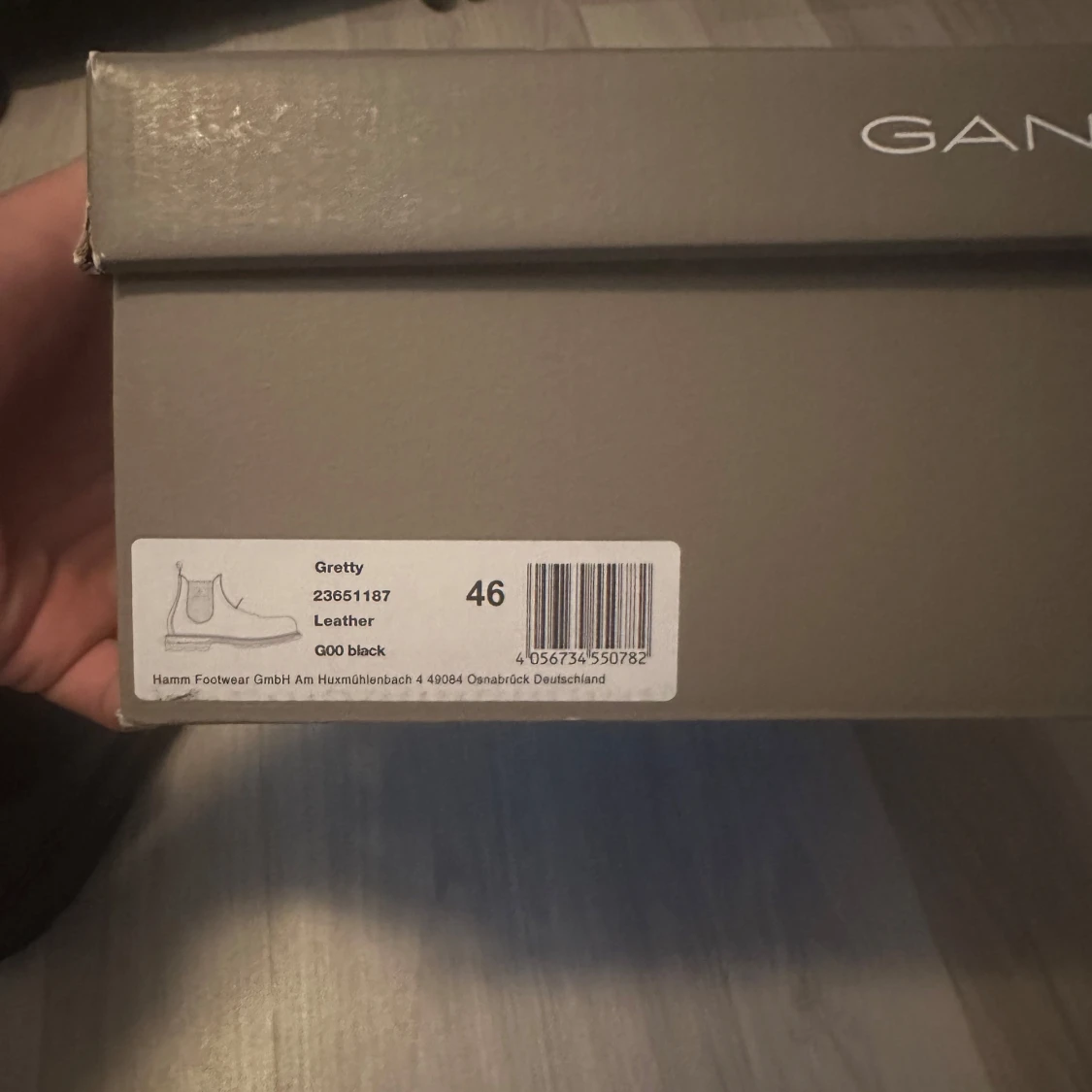 Svarta oanvända boots från Gant - 3