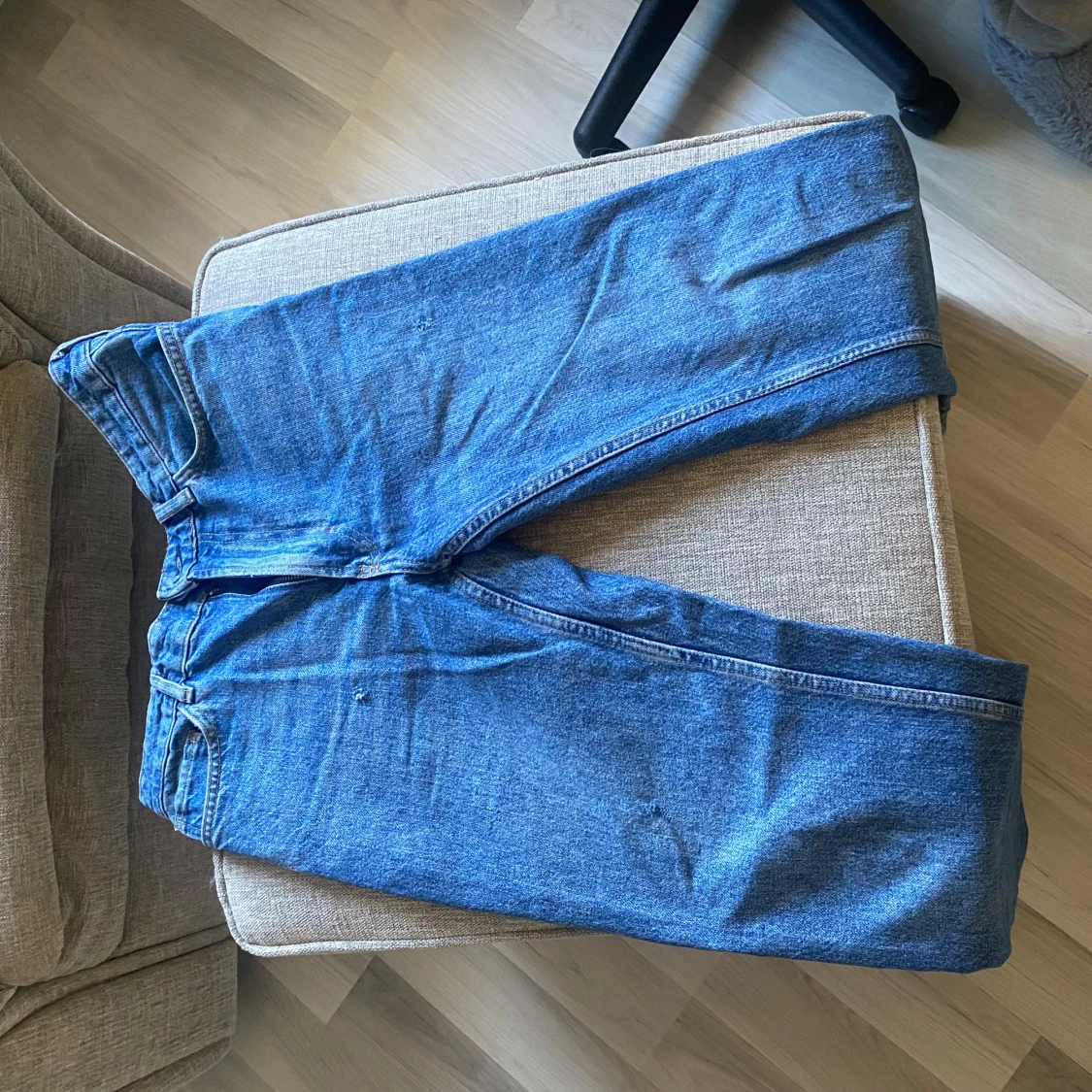 Blå jeansbyxor från Karve