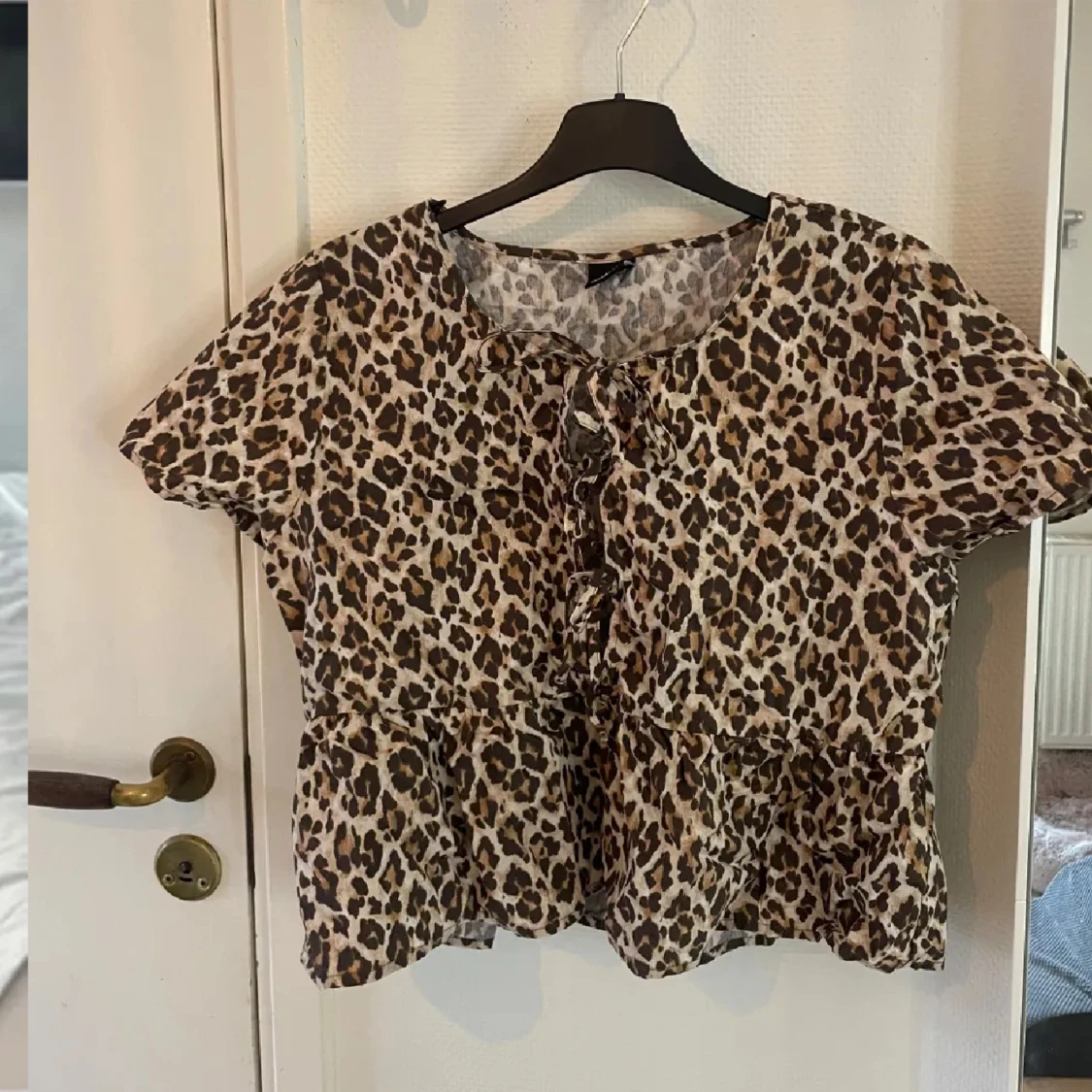 Leopardmönstrad blus - 1