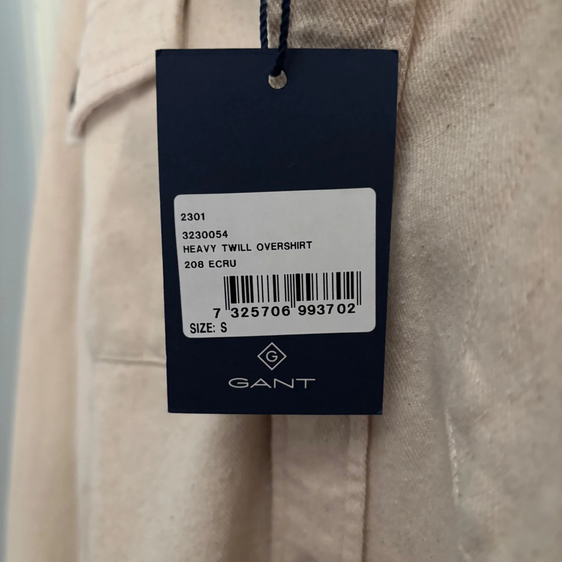 Beige overshirt från GANT - 2