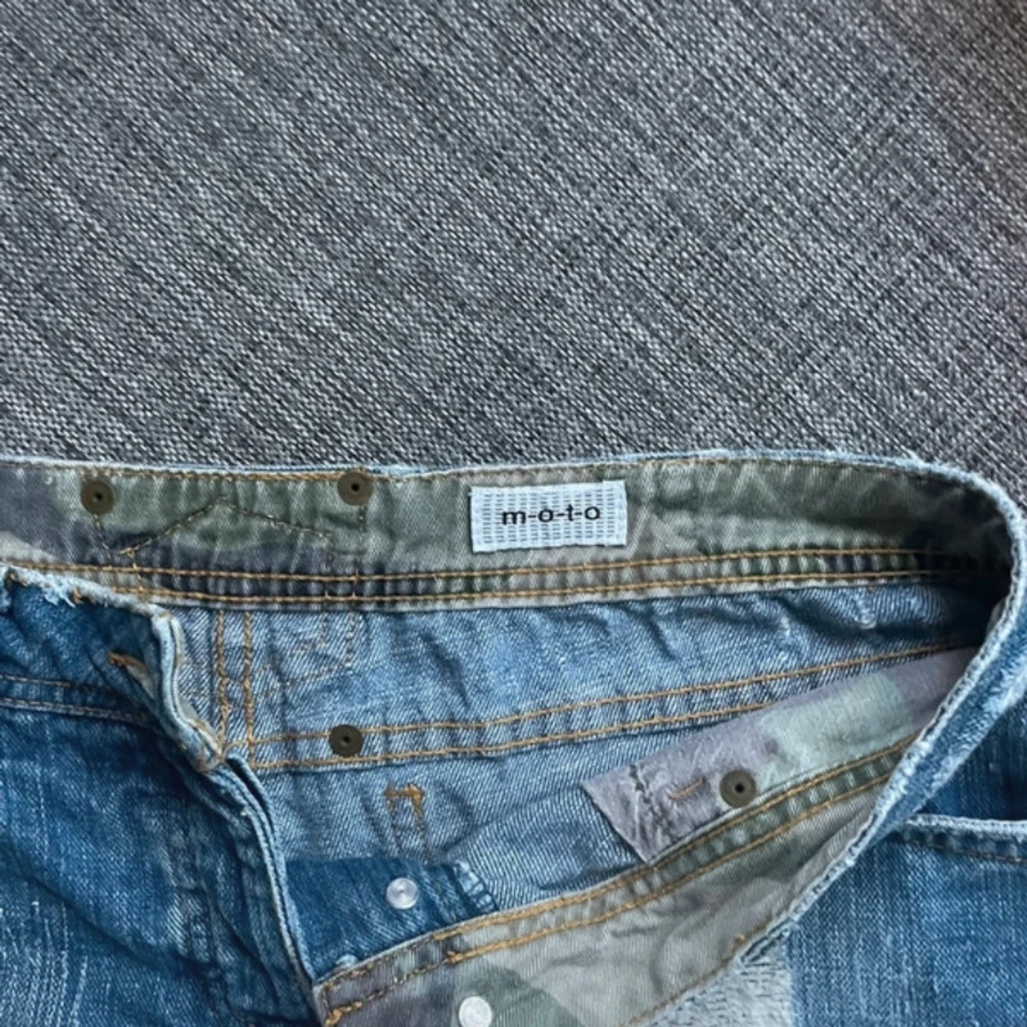 Lowwaist jeansshorts - 2