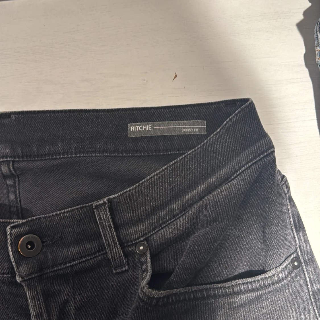 Svarta Dondup Ritchie jeans - 2