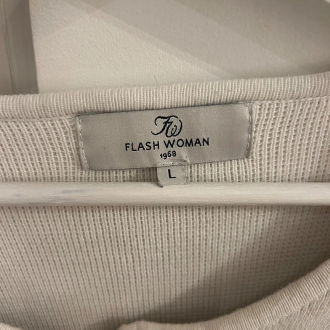 Randig stickad kofta - 92