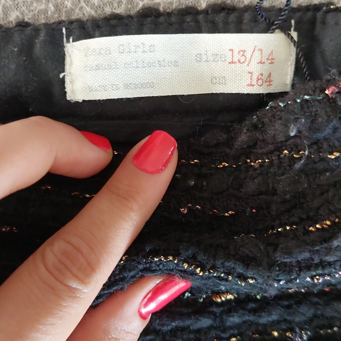 Höstiga stickat shorts - 90