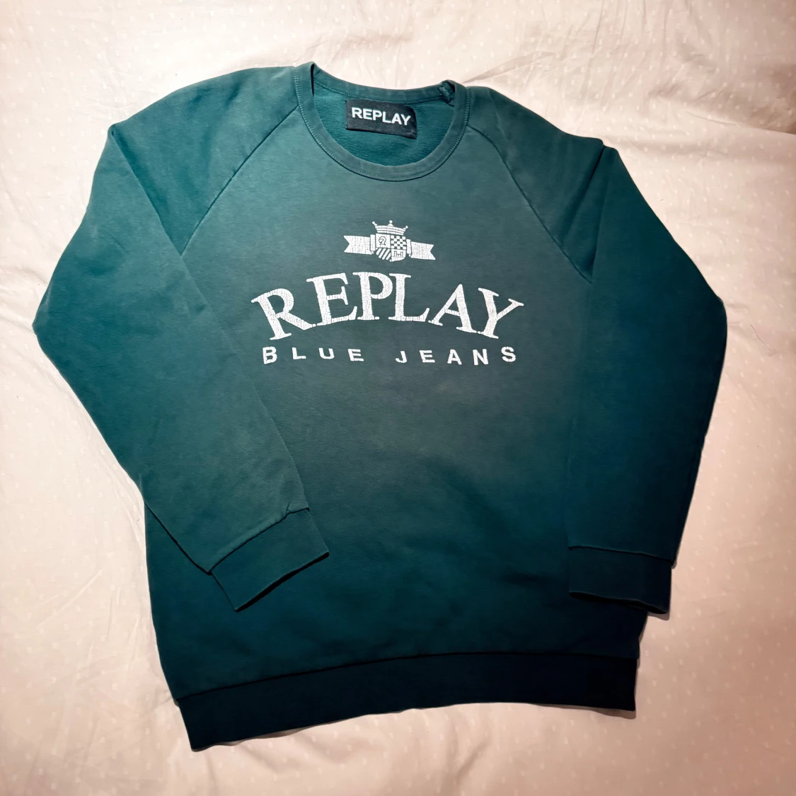 Grön sweatshirt från Replay