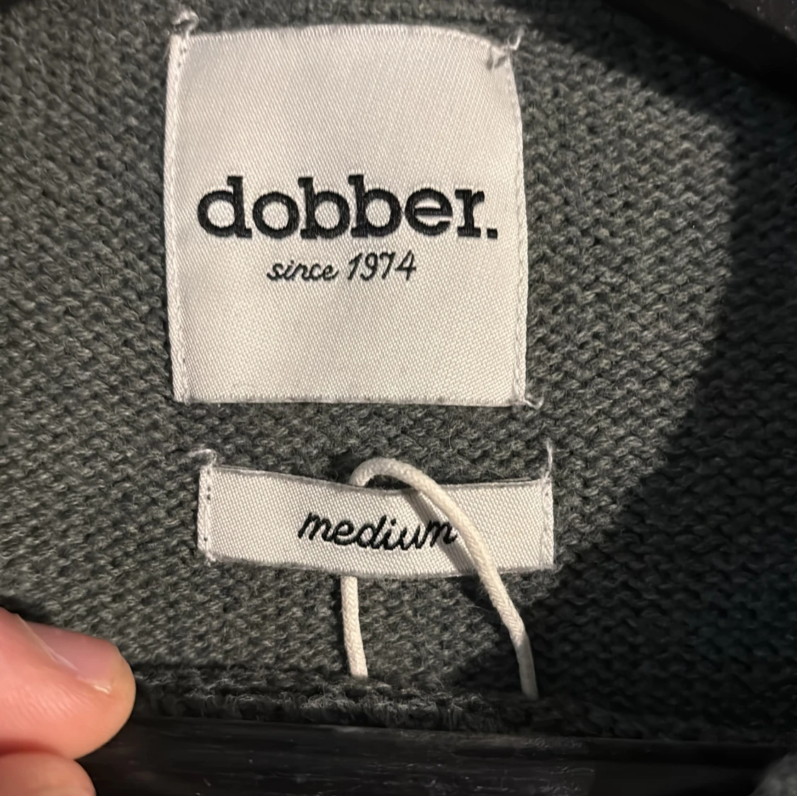 Grön stickad tröja från Dobber - 1