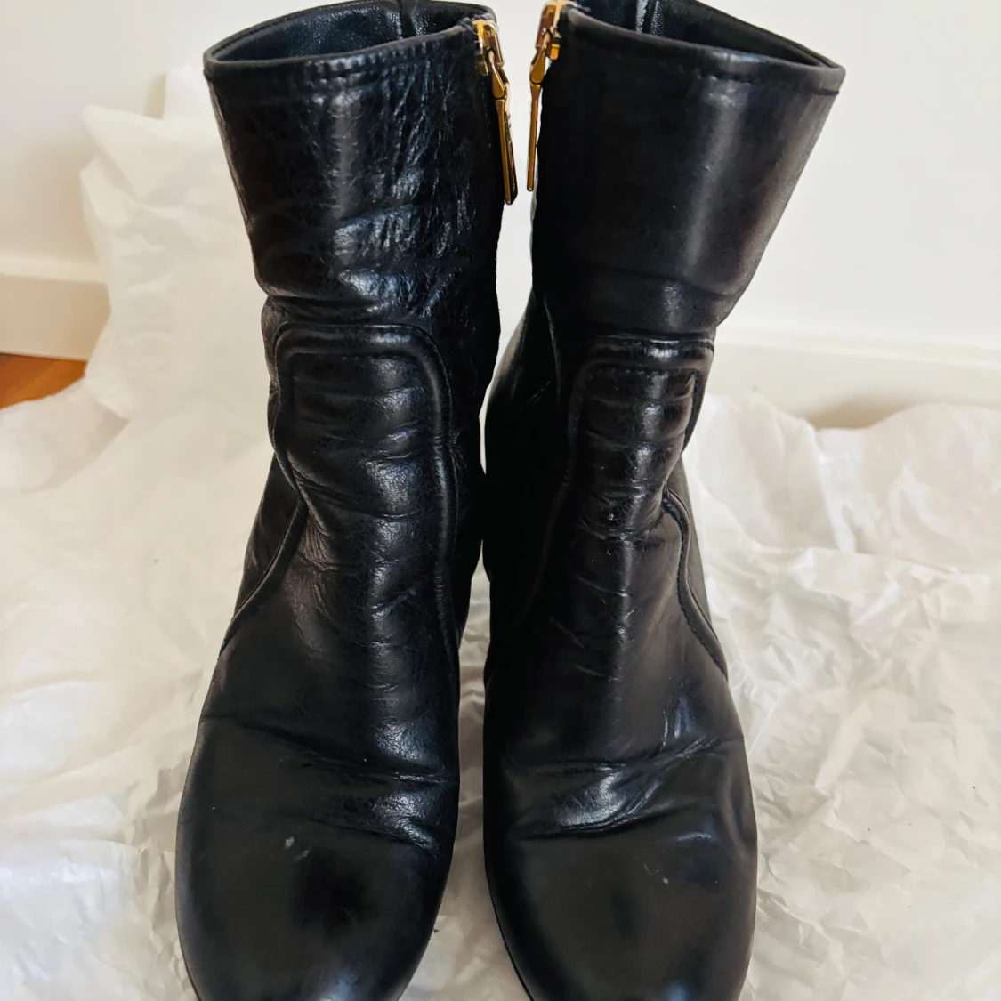 Svarta boots med dragkedja - 3