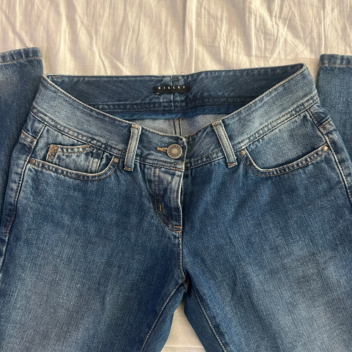 Blå bootcut jeans från Seven7 - 1