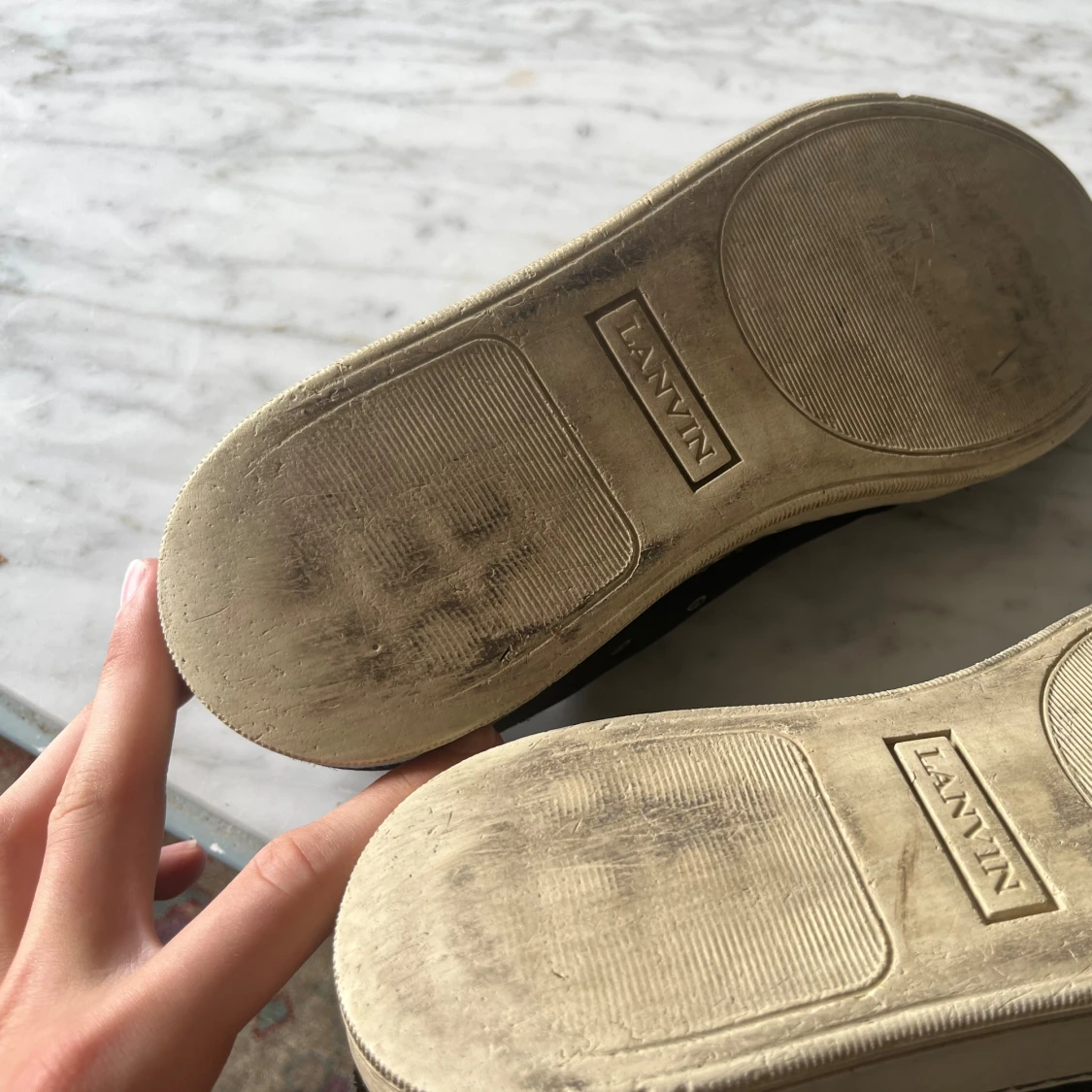 Lanvin toe cap sneaker - 92