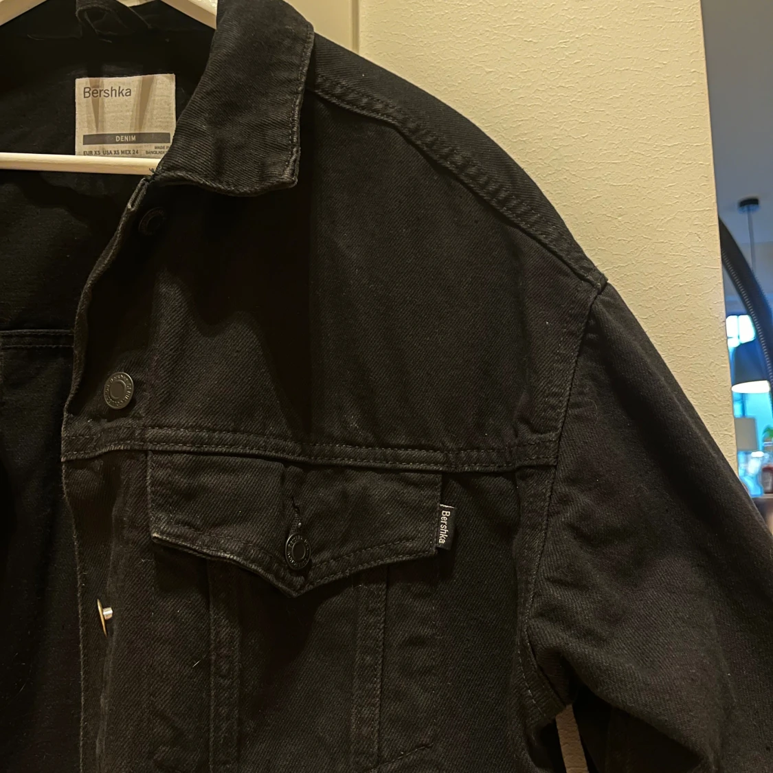 Svart jeansjacka!🖤