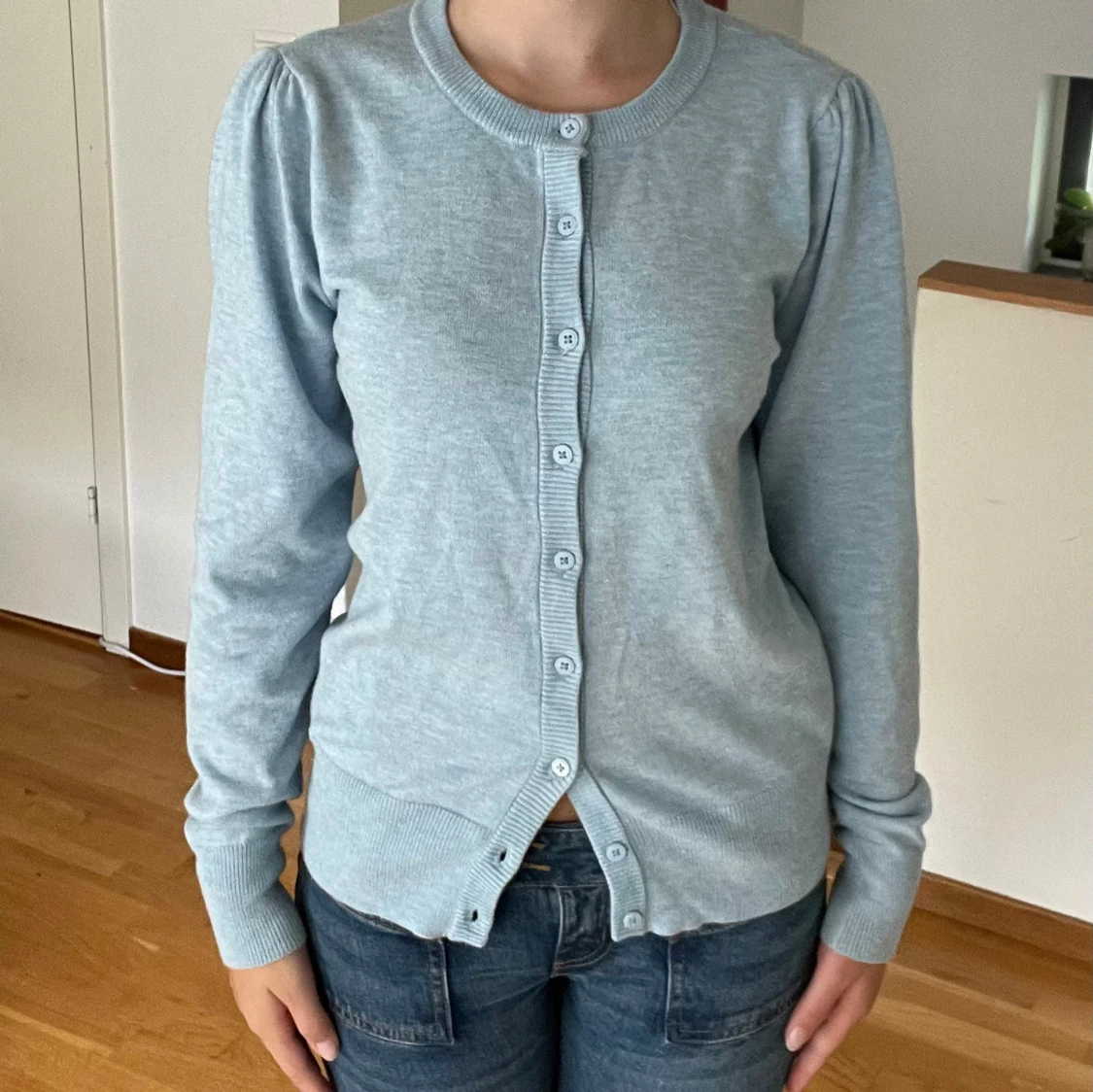 Ljusblå kofta från Saint Tropez