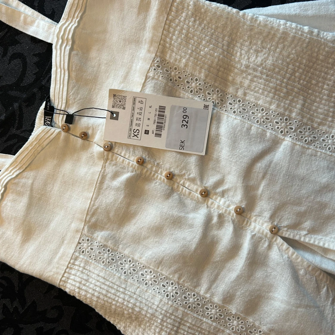 Vit ärmlös topp från Zara - 3