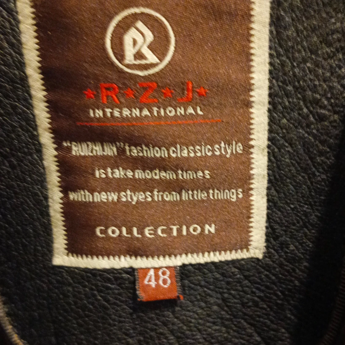 Svart skinnjacka från RZJ International - 1