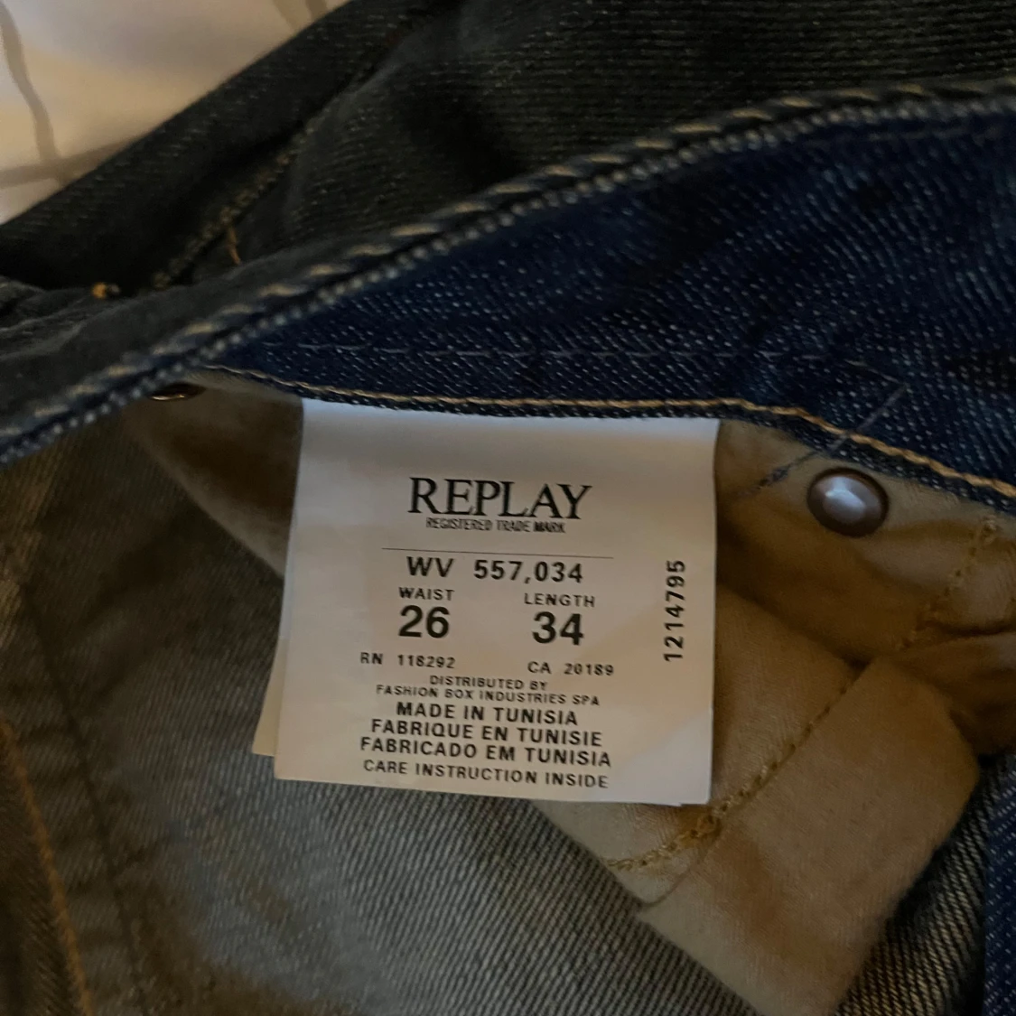 Mörkblå bootcut jeans från Replay - 3