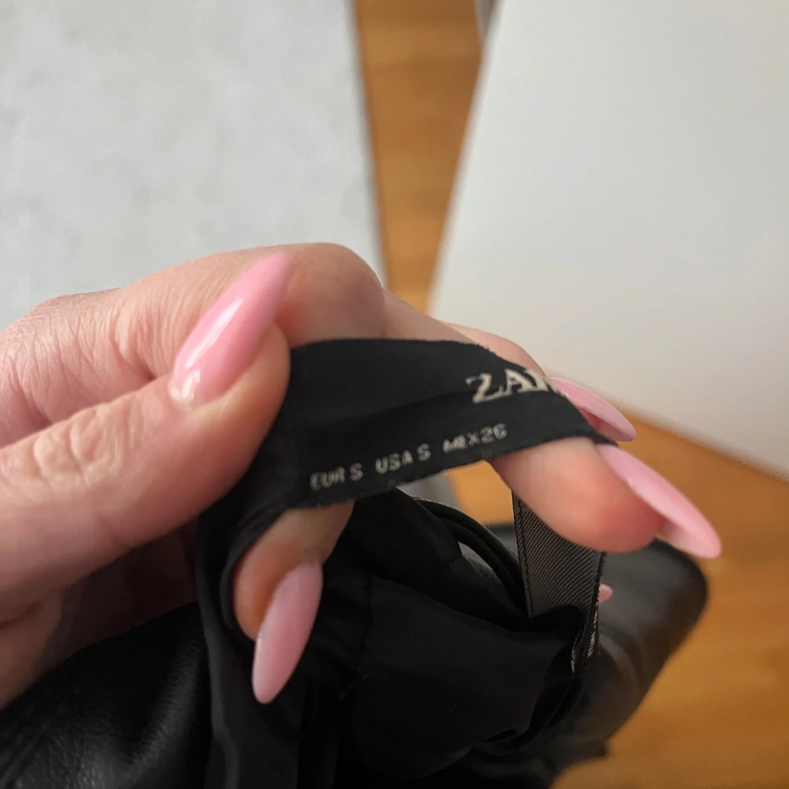 Svart skinnjacka från Zara - 2