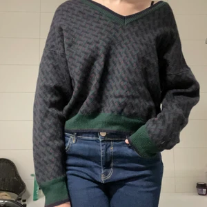 Mönstrad stickad - As cool och varm stickad<3