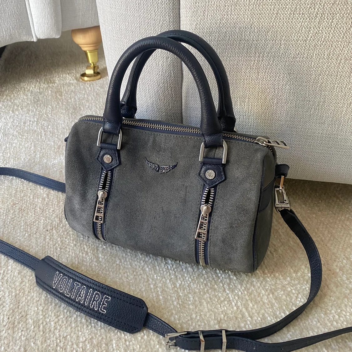 Zadig sunny suede bag - 90