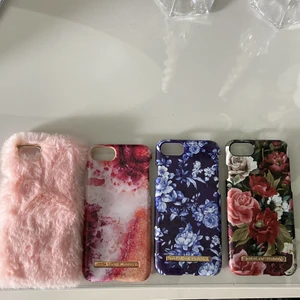iPhone 7/8 skal - Tre ideal of Sweden skal och ett lurvigt skal. Alla för 100kr. Köparen står för frakt. ROSA SKALET SÅLT!