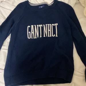 Gant tröja  - Jättefin blå gant tröja 