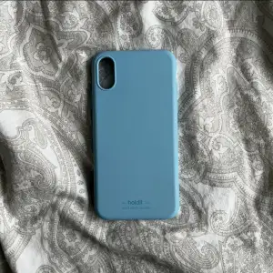 Blått mobilskal i silikon från Holdit 